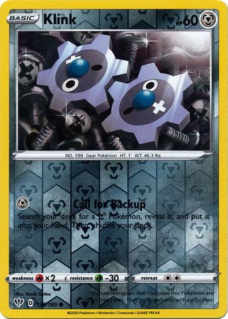 Darkness Ablaze - 125/189 - Klink (Reverse Holo)