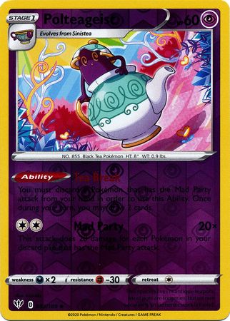 Darkness Ablaze - 083/189 - Polteageist (Reverse Holo)