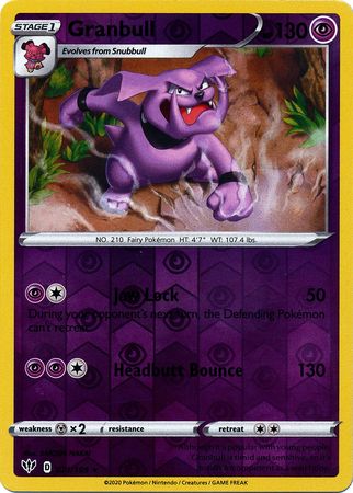Darkness Ablaze - 071/189 - Granbull (Reverse Holo)