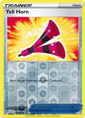 Darkness Ablaze - 173/189 - Yell Horn (Reverse Holo)
