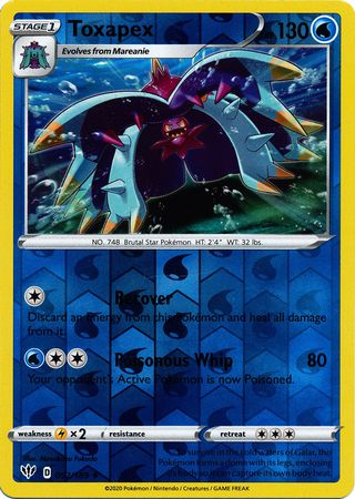 Darkness Ablaze - 052/189 - Toxapex (Reverse Holo)
