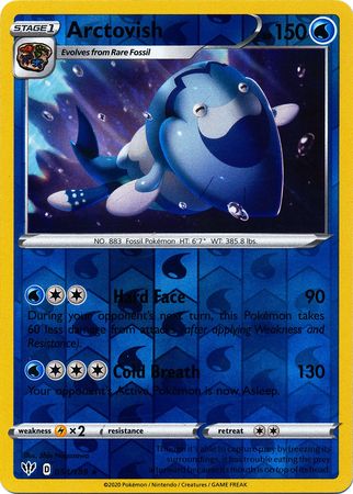 Darkness Ablaze - 054/189 - Arctovish (Reverse Holo)