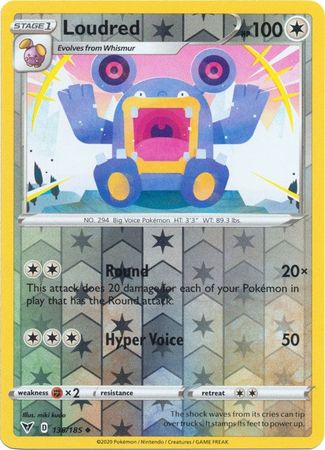 Vivid Voltage - 136/185 - Loudred (Reverse Holo)