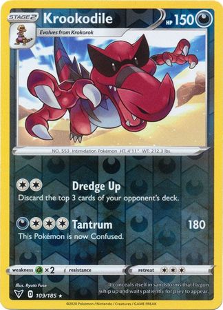 Vivid Voltage - 109/185 - Krookodile (Reverse Holo)