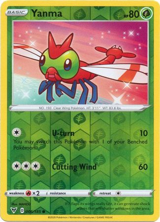 Vivid Voltage - 006/185 - Yanma (Reverse Holo)