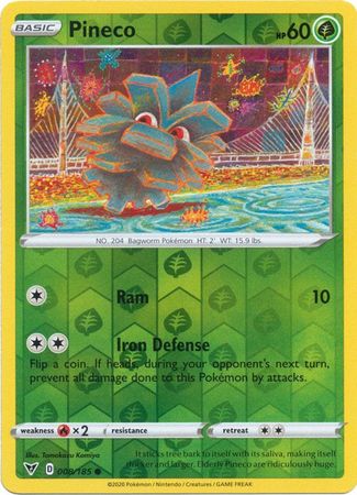 Vivid Voltage - 008/185 - Pineco (Reverse Holo)