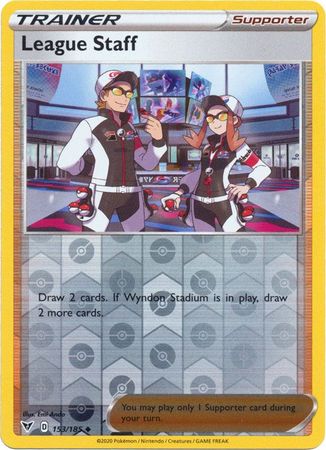 Vivid Voltage - 153/185 - League Staff (Reverse Holo)