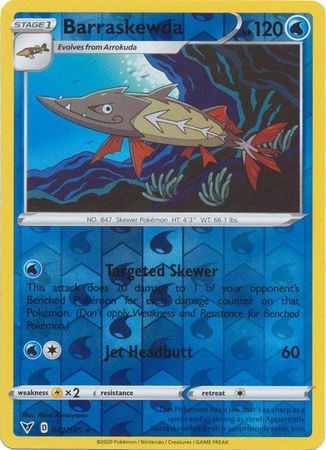 Vivid Voltage - 042/185 - Barraskewda (Reverse Holo)