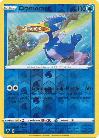 Vivid Voltage - 040/185 - Cramorant (Reverse Holo)