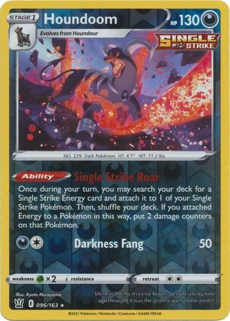 Battle Styles - 096/163 - Houndoom (Reverse Holo)