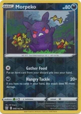 Battle Styles - 098/163 - Morpeko (Reverse Holo)