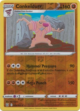Battle Styles - 075/163 - Conkeldurr (Reverse Holo)