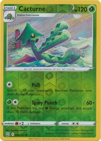Battle Styles - 005/163 - Cacturne (Reverse Holo)