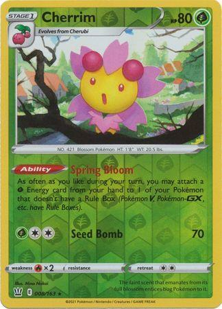 Battle Styles - 008/163 - Cherrim (Reverse Holo)