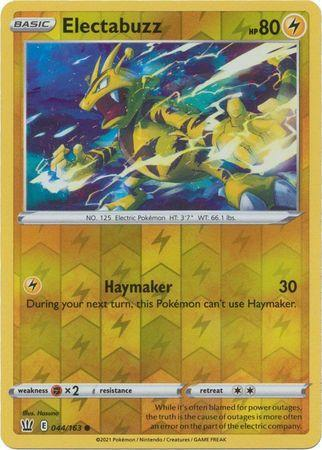 Battle Styles - 044/163 - Electabuzz (Reverse Holo)