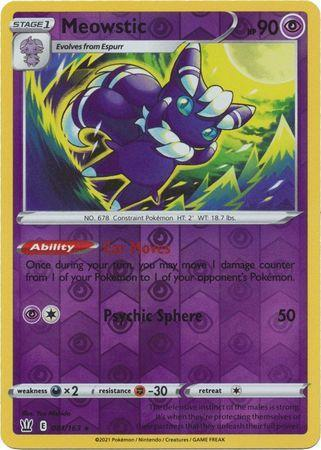 Battle Styles - 061/163 - Meowstic (Reverse Holo)