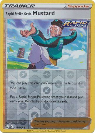 Battle Styles - 132/163 - Rapid Strike Style Mustard (Reverse Holo)