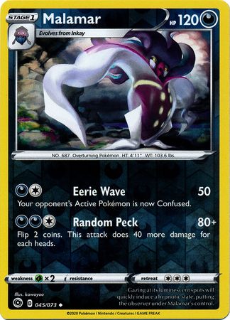 Champion's Path - 045/073 - Malamar (Reverse Holo)