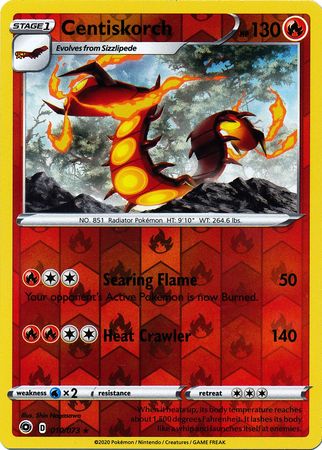Champion's Path - 010/073 - Centiskorch (Reverse Holo)