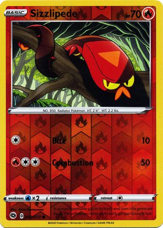 Champion's Path - 009/073 - Sizzlipede (Reverse Holo)