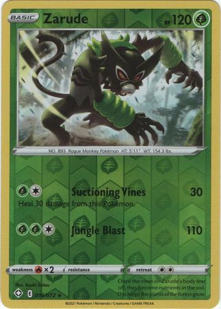 Shining Fates - 016/072 - Zarude (Reverse Holo)