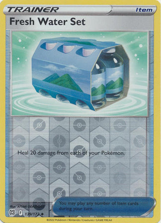 Karta Pokémon - Brilliant Stars - 139/172 - Fresh Water Set (Reverse Holo)