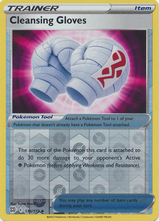 Karta Pokémon - Brilliant Stars - 136/172 - Cleansing Gloves (Reverse Holo)