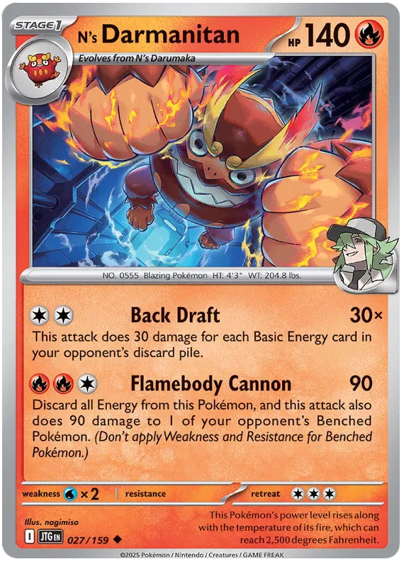 Journey Together - 027/159 - N's Darmanitan