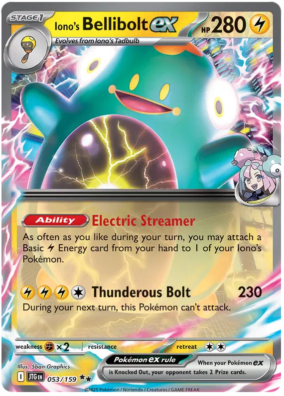 Journey Together - 053/159 - Iono's Bellibolt ex