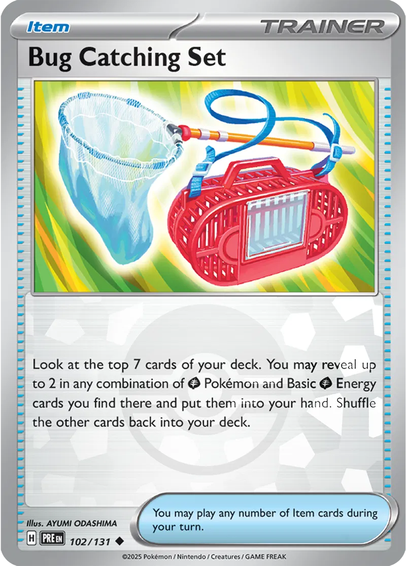 Prismatic Evolutions - 102/131 - Bug Catching Set (Poké Ball Holo)
