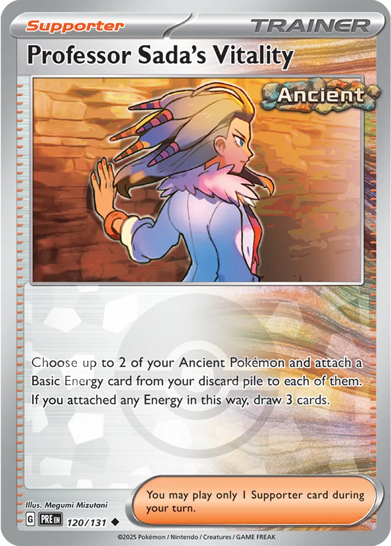 Prismatic Evolutions - 120/131 - Professor Sada's Vitality (Poké Ball Holo)