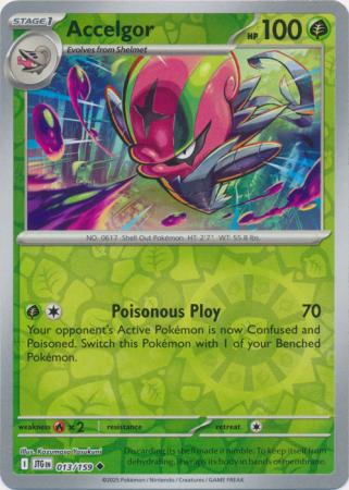 Journey Together - 013/159 - Accelgor (Reverse Holo)