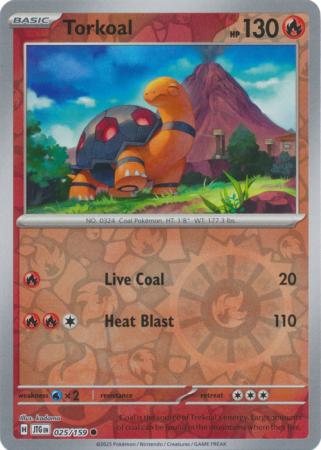 Journey Together - 025/159 - Torkoal (Reverse Holo)