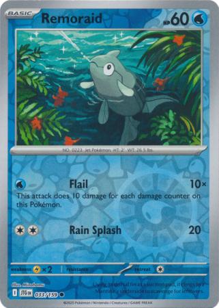 Journey Together - 033/159 - Remoraid (Reverse Holo)