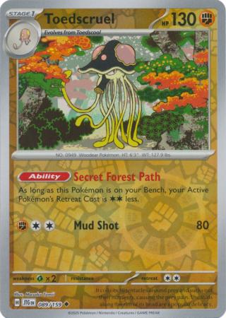 Journey Together - 089/159 - Toedscruel (Reverse Holo)