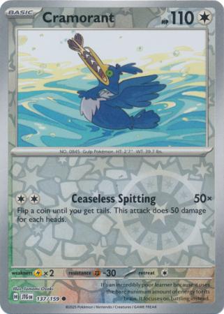 Journey Together - 137/159 - Cramorant (Reverse Holo)