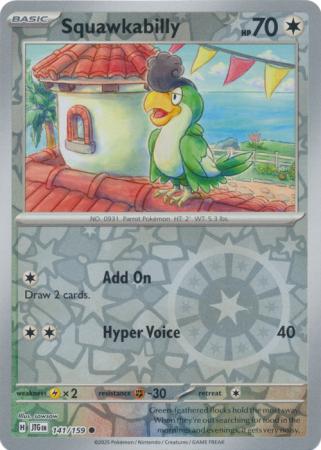 Journey Together - 141/159 - Squawkabilly (Reverse Holo)