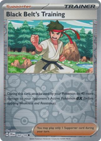 Journey Together - 144/159 - Black Belt's Training (Reverse Holo)