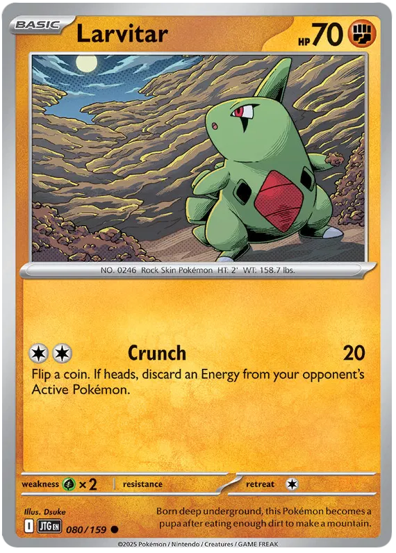 Journey Together - 080/159 - Larvitar