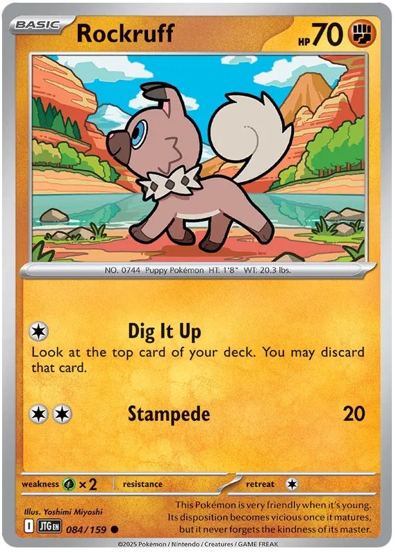 Journey Together - 084/159 - Rockruff