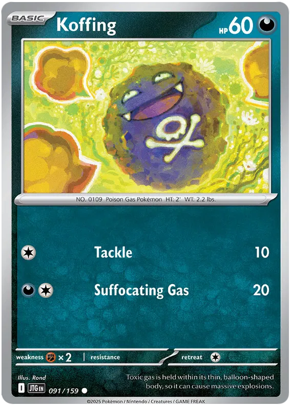 Journey Together - 091/159 - Koffing