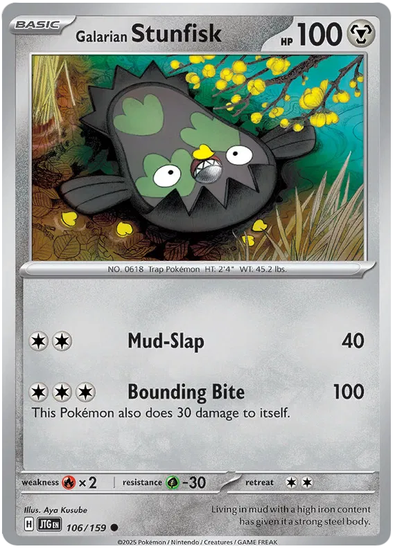 Journey Together - 106/159 - Galarian Stunfisk