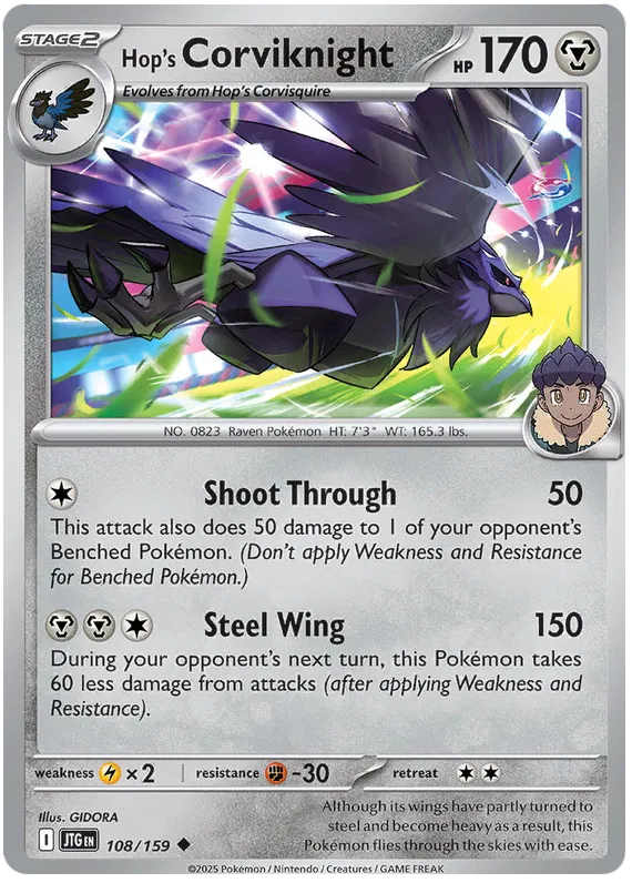Journey Together - 108/159 - Hop's Corviknight