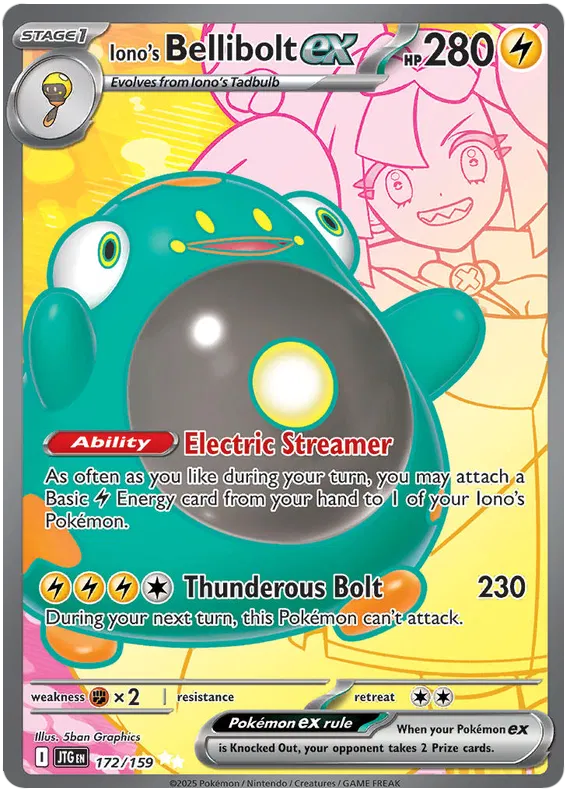 Journey Together - 172/159 - Iono's Bellibolt ex