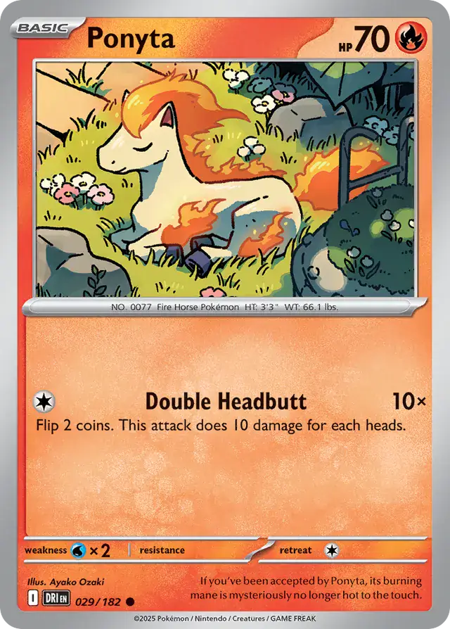 Destined Rivals - 029/182 - Ponyta