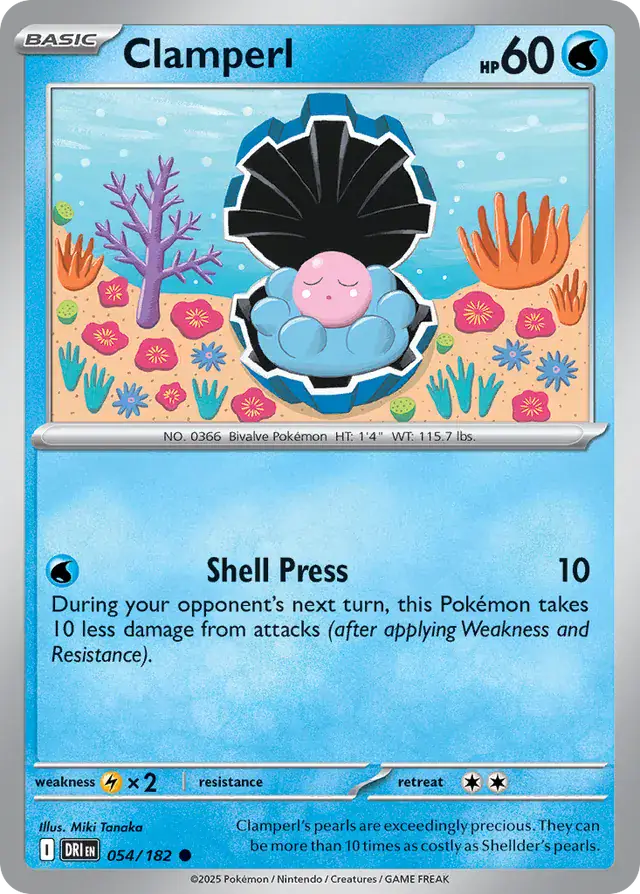 Destined Rivals - 054/182 - Clamperl
