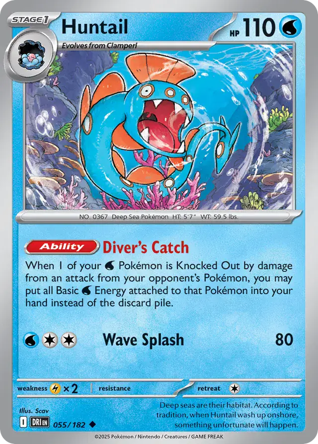 Destined Rivals - 055/182 - Huntail