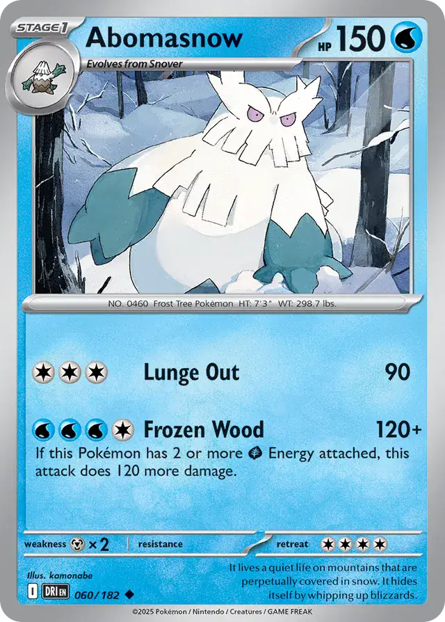 Destined Rivals - 060/182 - Abomasnow