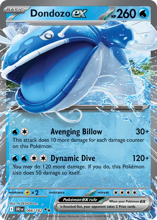 Destined Rivals - 066/182 - Dondozo ex