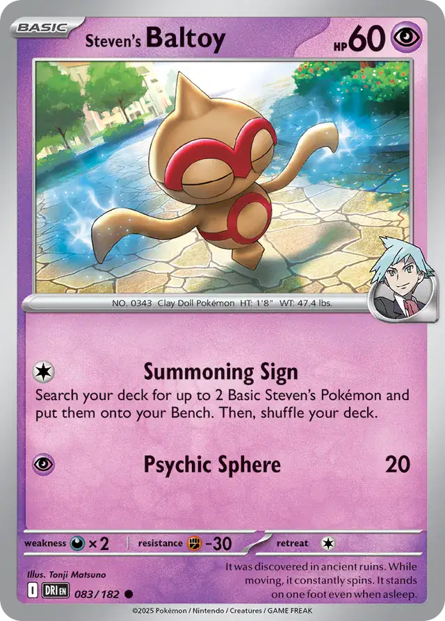 Destined Rivals - 083/182 - Steven's Baltoy